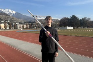 Valentin Imsand, spécialiste valaisan du saut à la perche